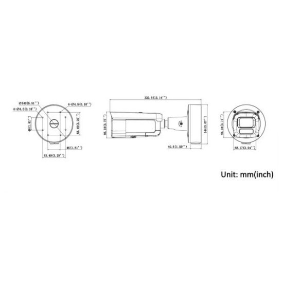 Kamera IP Hikvision DS-2CD2667G3-LIZS2UY/SRB(2.8-12mm) BLACK Opakowanie zbiorcze 4szt.
