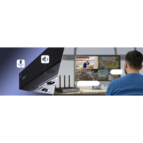 Rejestrator IP Imou NVR-N110W-8A0E Wi-Fi 10- kanałowy