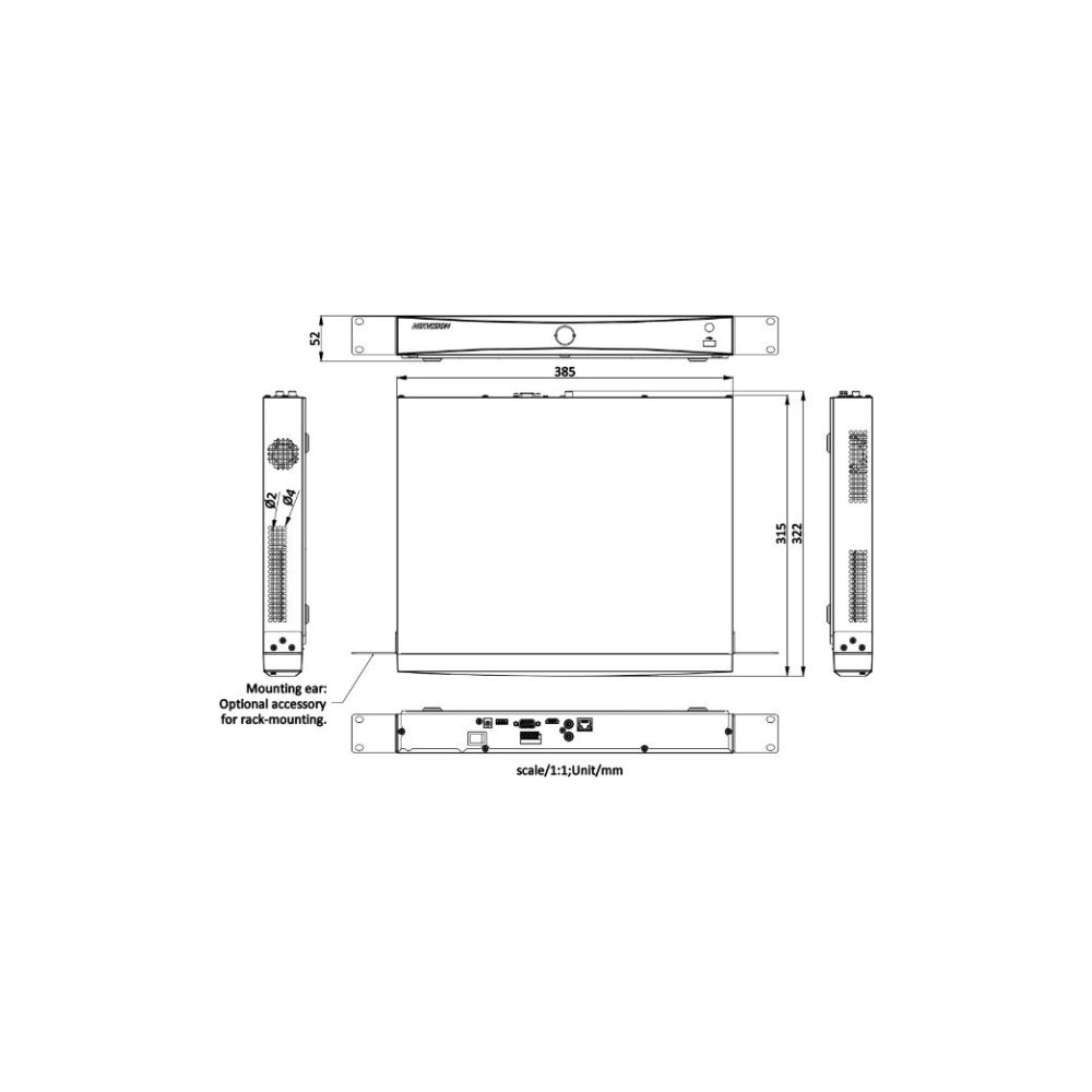 Rejestrator IP Hikvision DS-7632NXI-K2(D)