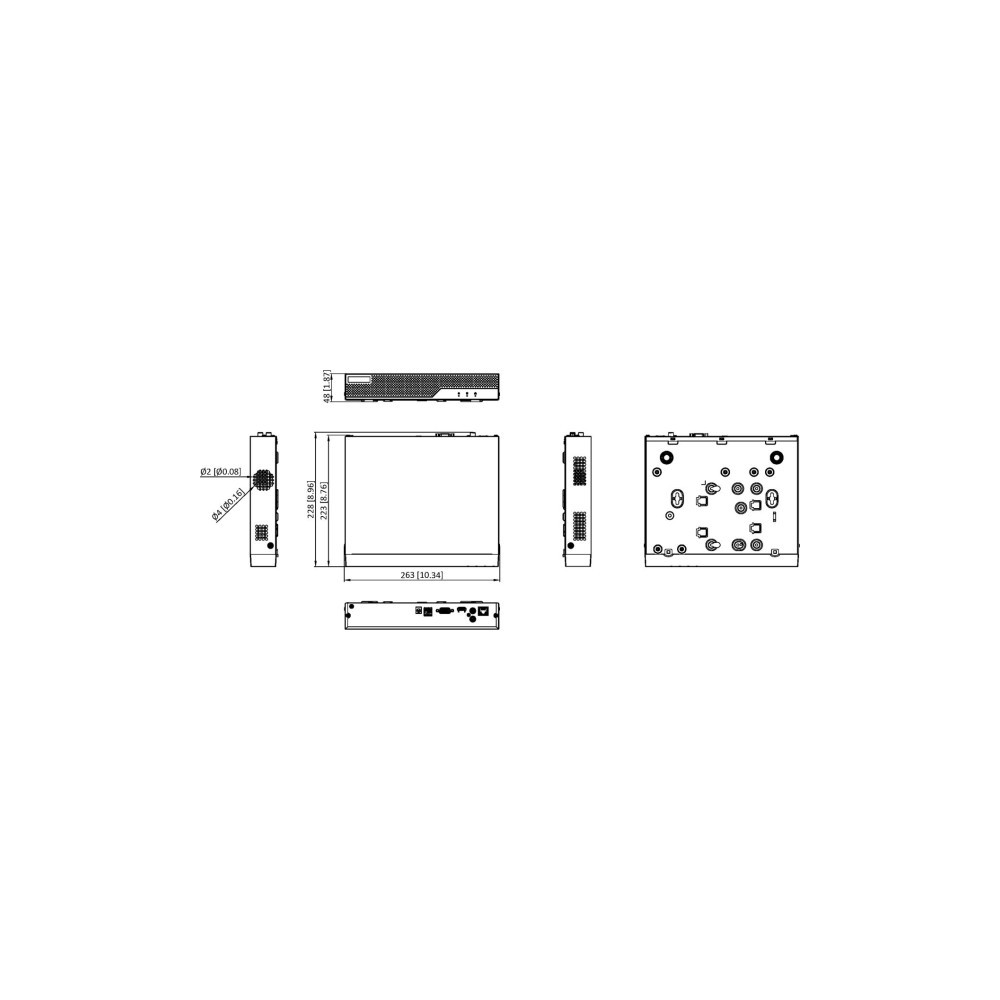 Rejestrator IP Hilook NVR-108MH-C(E) 8-kanałowy 8MPx