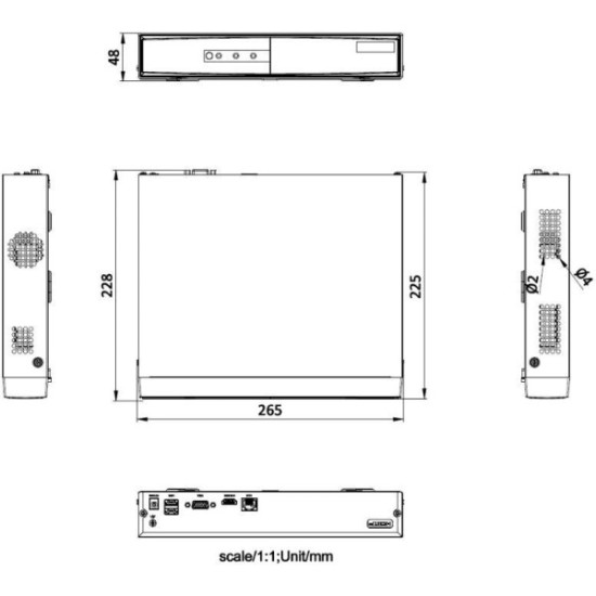 REJESTRATOR IP HIKVISION DS-7104NI-Q1/M D PL