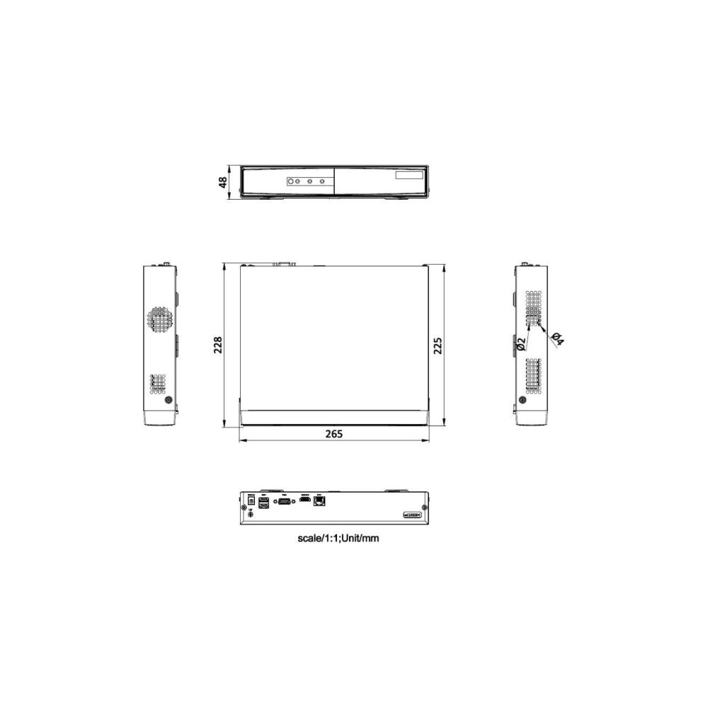 REJESTRATOR IP HIKVISION DS-7104NI-Q1/M D PL