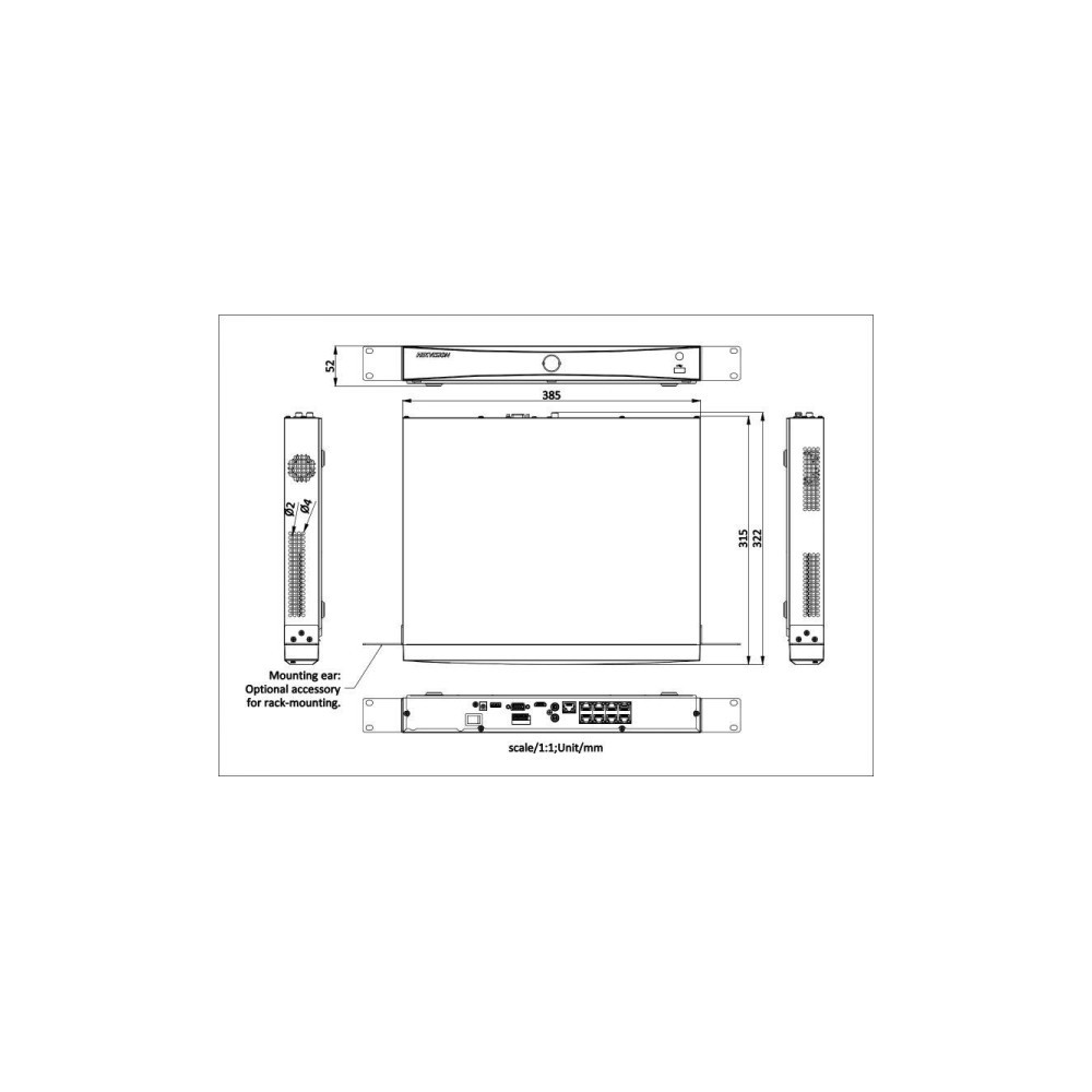 REJESTRATOR IP HIKVISION DS-7608NXI-K2/8P(D) PL