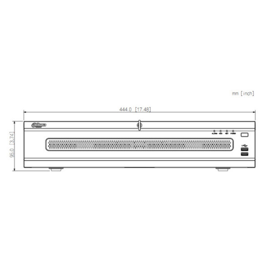 REJESTRATOR IP DAHUA NVR608RH-64-XI