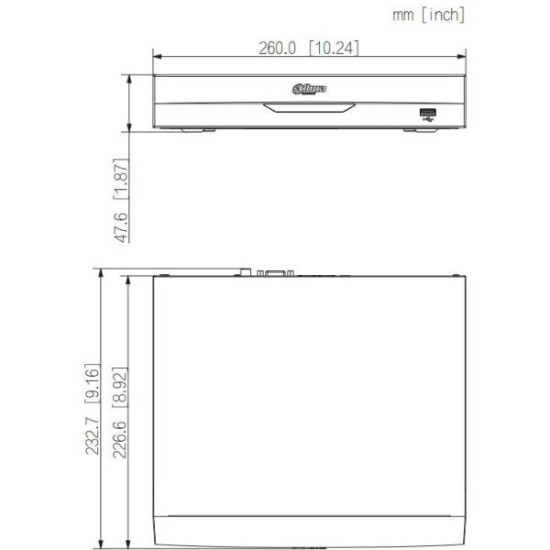 REJESTRATOR IP DAHUA NVR2104HS-P-I2