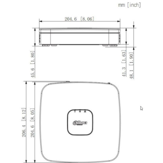 REJESTRATOR IP DAHUA NVR2104-I2
