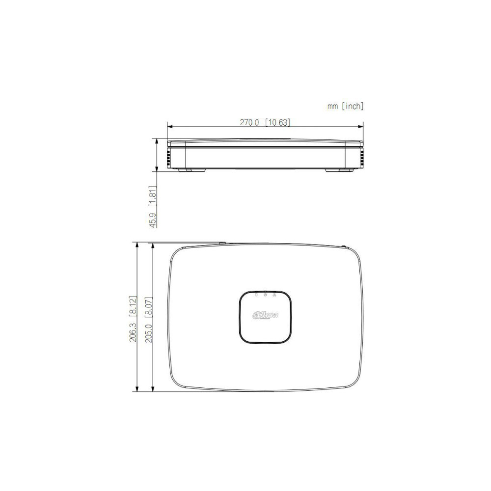 REJESTRATOR IP DAHUA NVR2108HS-8P-I2