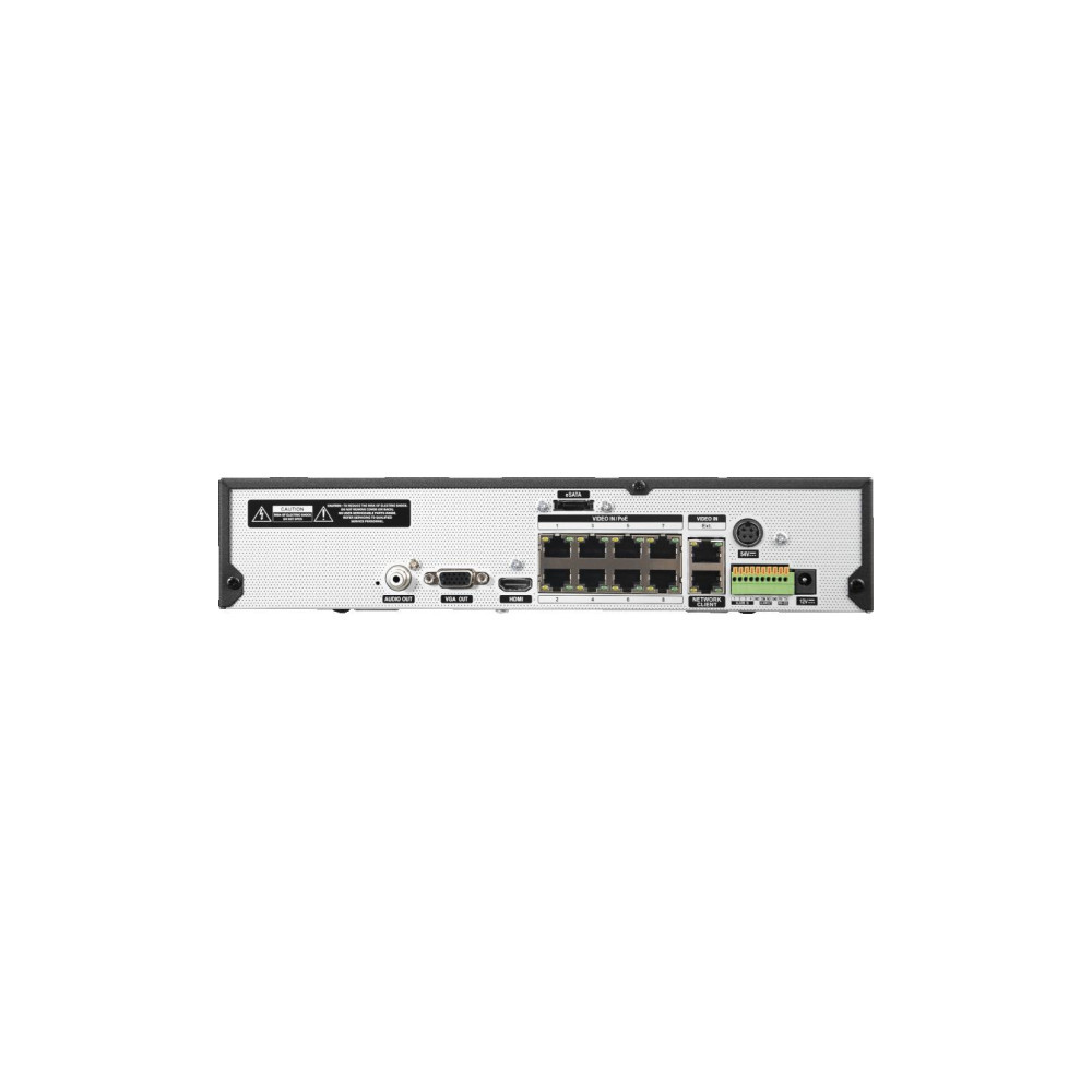 Rejestrator IP BCS Ultra BCS-U-NVR0802-A-4K-8P(6TB)