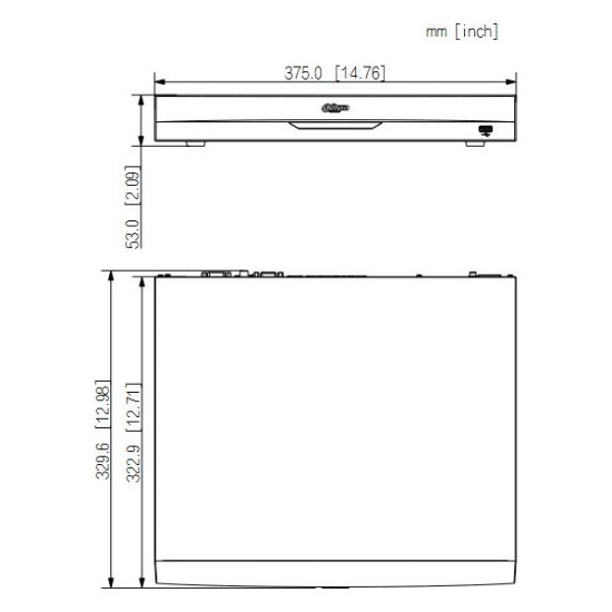 Rejestrator IP Dahua NVR5216-8P-EI2