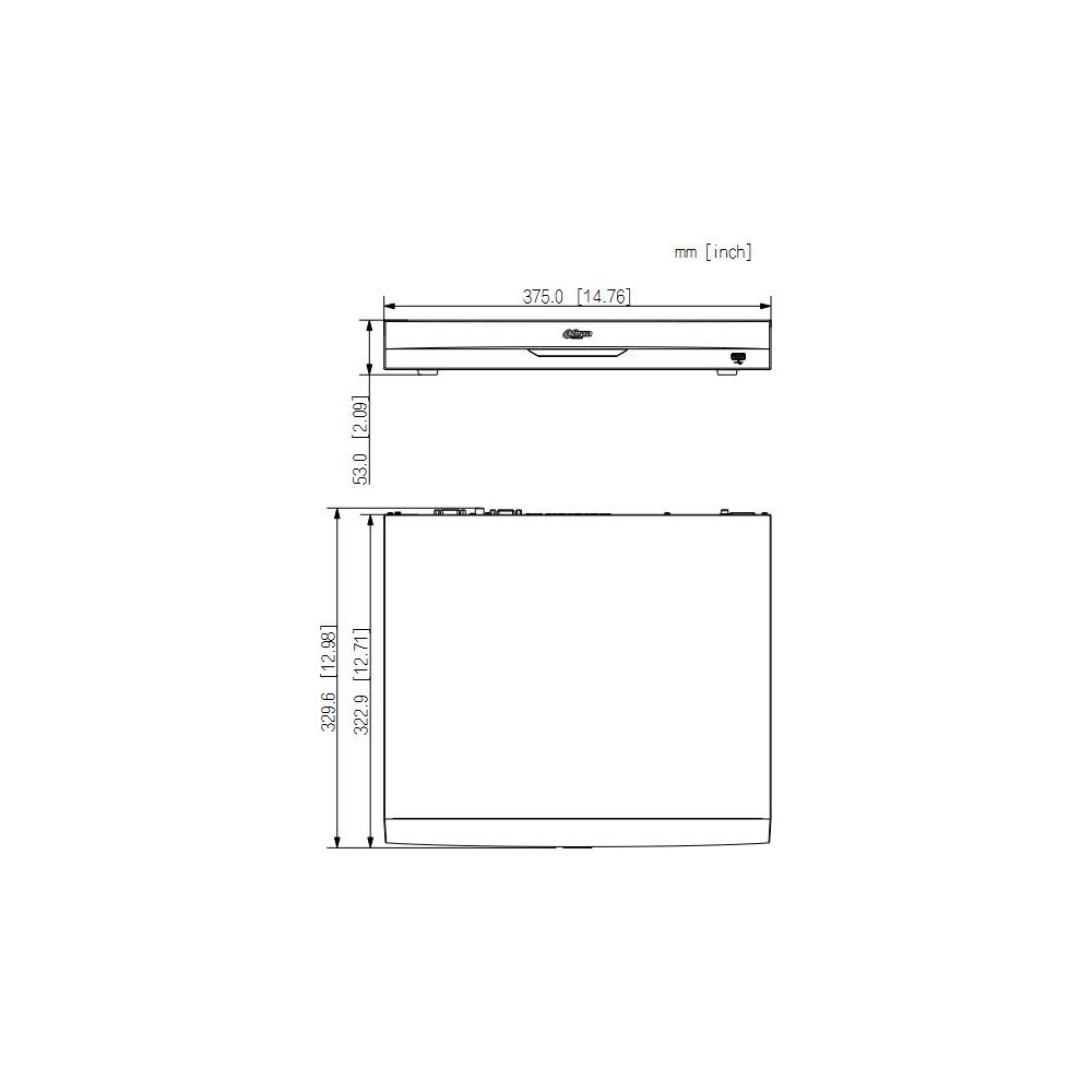 Rejestrator IP Dahua NVR5216-8P-EI2