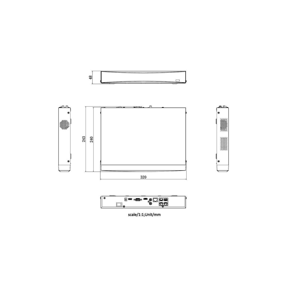 Rejestrator IP Hikvision DS-7604NXI-K1/4P D Alarm4+1 PL