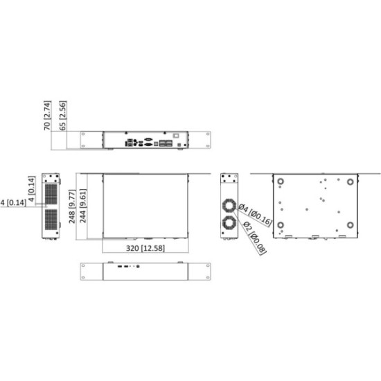 Rejestrator IP Hikvision iDS-6716NXI-P1(1x4T)