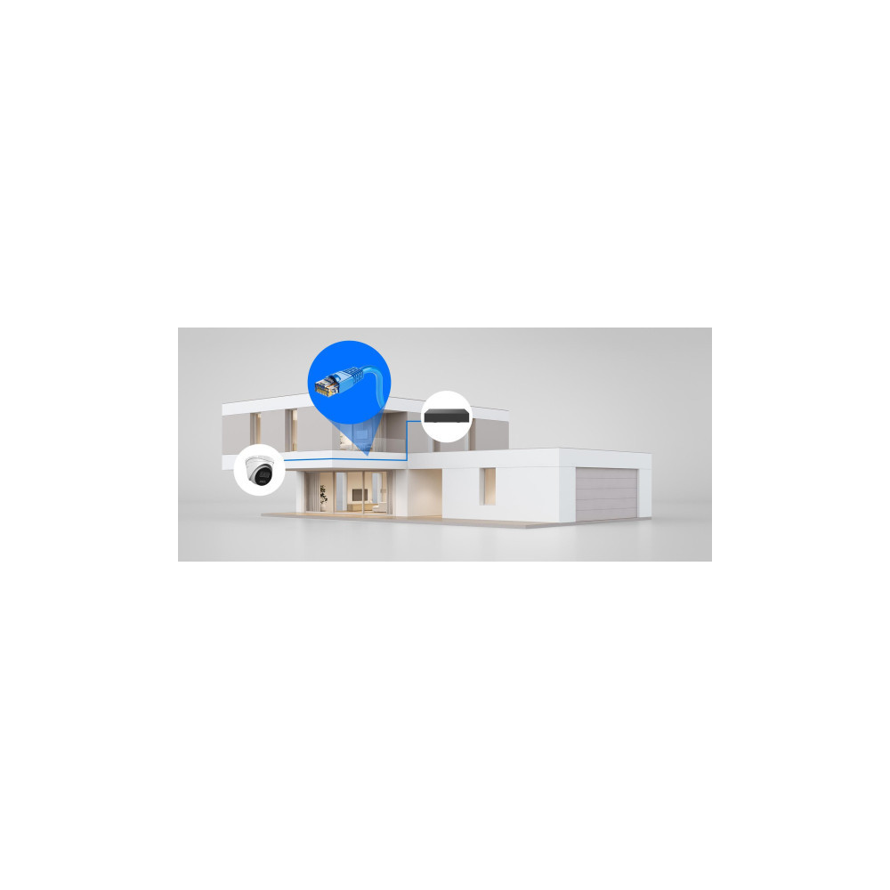 Zestaw monitoringu IP Hilook 8x kamer IPC-T260HA-LU 6MP Smart-hybrid Light