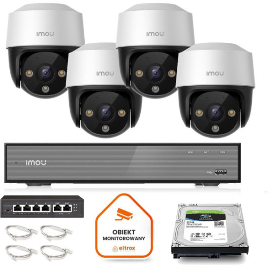 Zestaw monitoringu Imou 4x kamera Cruiser 4MP POE 