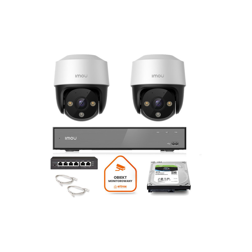 Zestaw monitoringu Imou 2x kamera IP Cruiser 4MP POE 