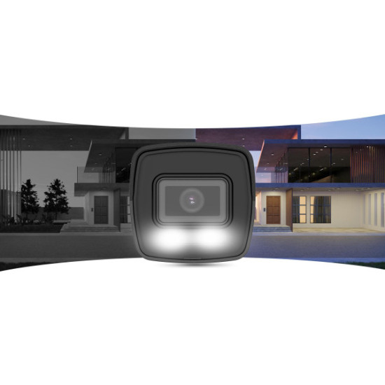 Zestaw moinitoringu IP Hilook 4x IPC-B180HA-LU tuba 8MP Smart-hybrid Light