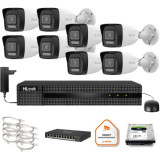 Zestaw monitoringu Hilook 8x IPC-B140HA-LU z dyskiem 2TB