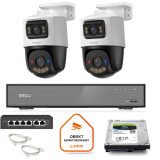 Zestaw monitoringu Imou 2x kamera IPC-PS70FP-10M0 10MP (5MP+5MP) Dual PoE