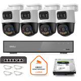 Zestaw monitoringu Imou 4x kamera IPC-PS70FP-10M0 10MP (5MP+5MP) Dual PoE