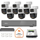 Zestaw monitoringu Imou 6x kamera IPC-PS70FP-10M0 10MP (5MP+5MP) Dual PoE