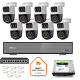 Zestaw monitoringu Imou 8x kamera IPC-PS70FP-10M0 10MP (5MP+5MP) Dual PoE