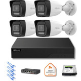 Zestaw monitoringu Hilook 4x kamera IPC-B160HA-LU z dyskiem z 2TB