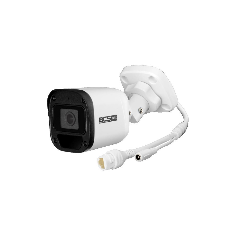 Zestaw monitoringu IP BCS Basic 4x Kamera BCS-B-TIP12FR3(2.0) Rejestrator z dyskiem