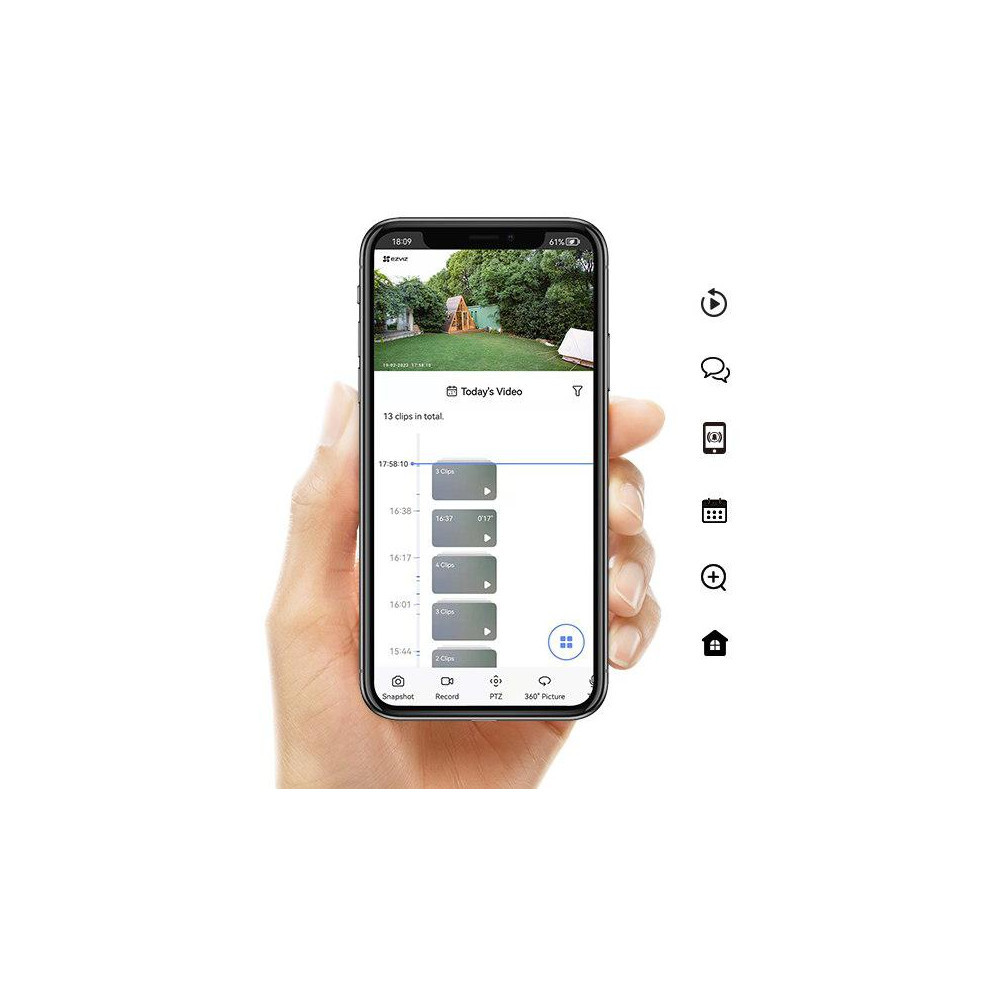 Zestaw do monitoringu Wi-Fi EZVIZ 4x HB8 2K+ (4MP) typ-C