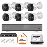 Zestaw monitoringu Imou 6x kamera PS3E-8Q0 8MP POE