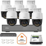 Zestaw Imou PoE 6x kamera IPC-PS7FP-5M0 5MP PT
