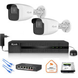 Zestaw monitoringu Hilook 2x kamera IPC-B440H(4mm)(C) z dyskiem 2TB