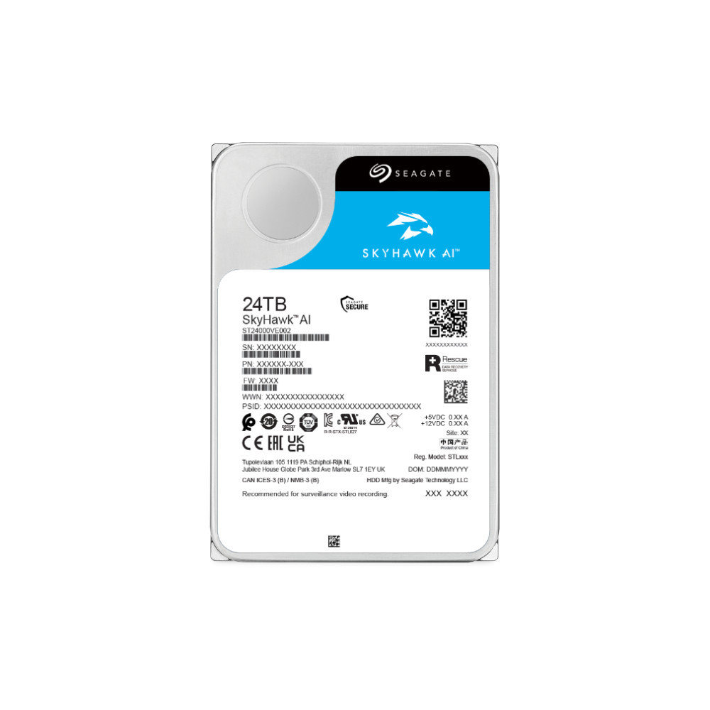 Dysk HDD Seagate SkyHawk AI ST24000VE002 24TB