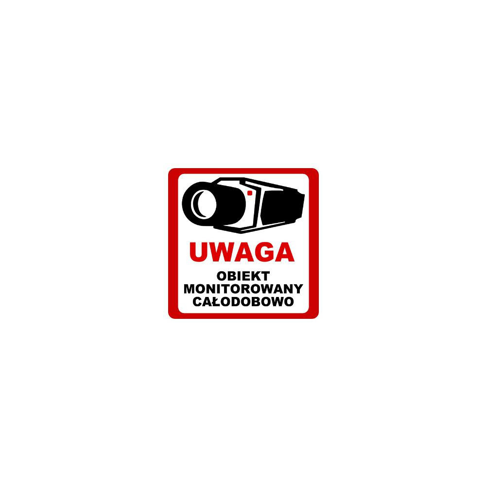 NAKLEJKA OBIEKT MONITOROWANY 10x10 8332