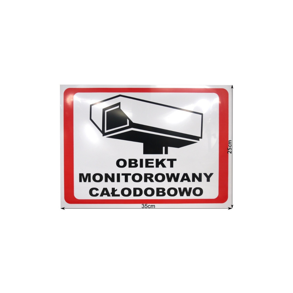 TABLICA OBIEKT MONITOROWANY 6586
