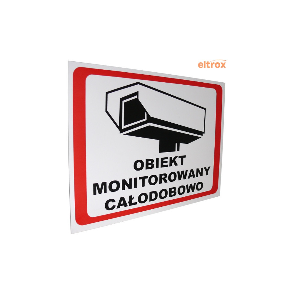 TABLICA OBIEKT MONITOROWANY 6586