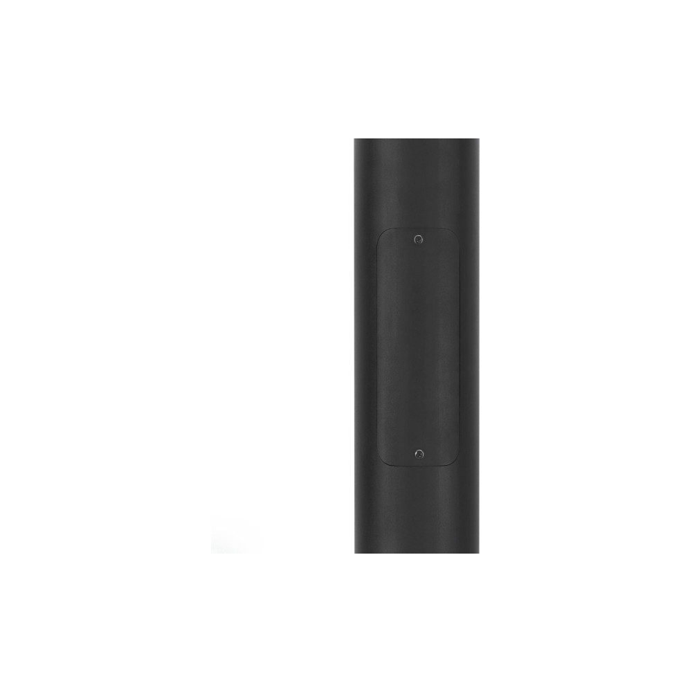 Słup oświetleniowy BEMKO składany 3 m 160×160 mm fi 60 mm czarny