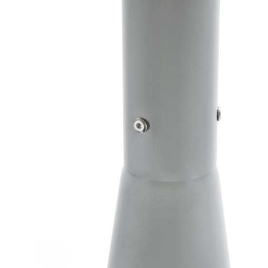 Słup oświetleniowy BEMKO składany 3 m 160×160 mm fi 60 mm szary