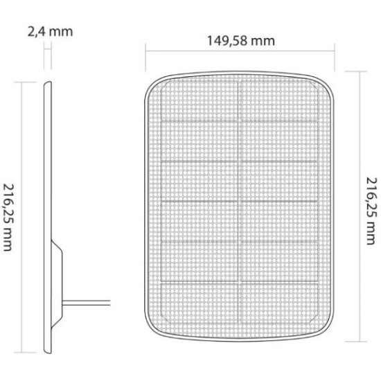 PANEL SOLARNY EZVIZ CS-CMT-SolarPanel-F Typ-C 4W
