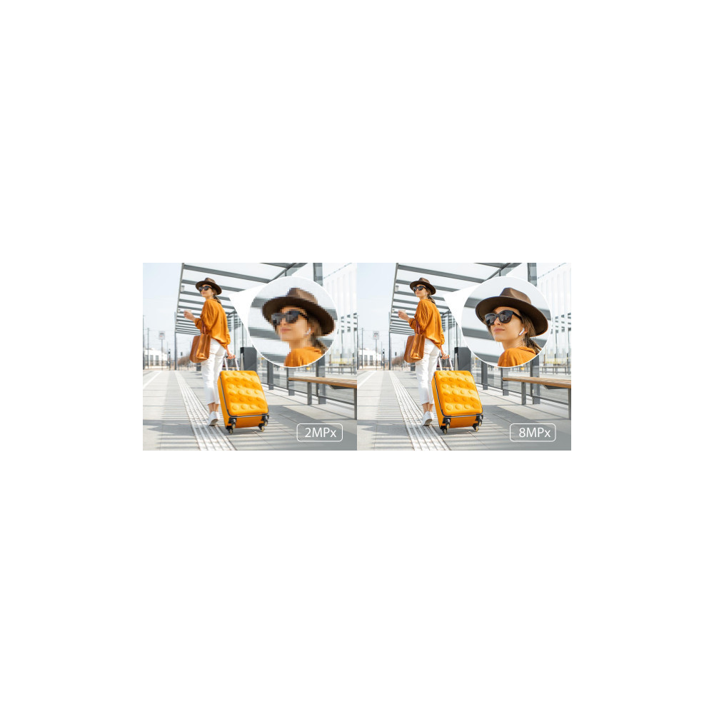 Kamera 4w1 Hilook by Hikvision kopułka 8MP TVI-T8M-20DL 2.8mm
