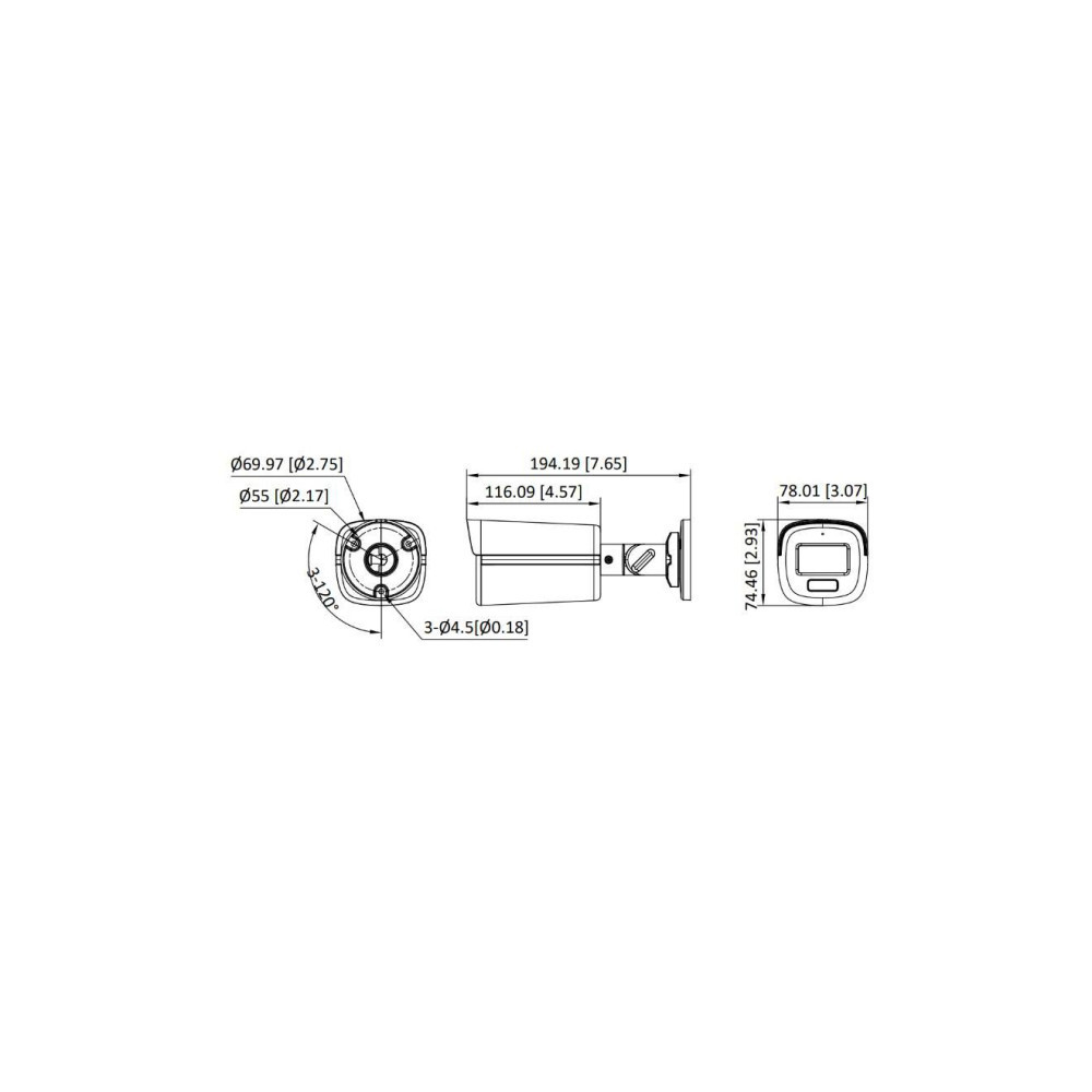 KAMERA 4W1 HIKVISION DS-2CE12DF3T-LFS(2.8mm)(O-STD)