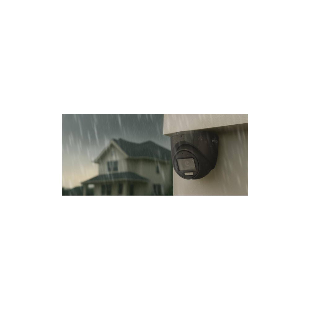 Kamera 4w1 Hilook by Hikvision kopułka 8MP TVI-T8M-20DL Black 2.8mm