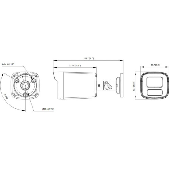 KAMERA 4W1 HIKVISION DS-2CE12KF3T-LS(2.8mm)(O-STD)