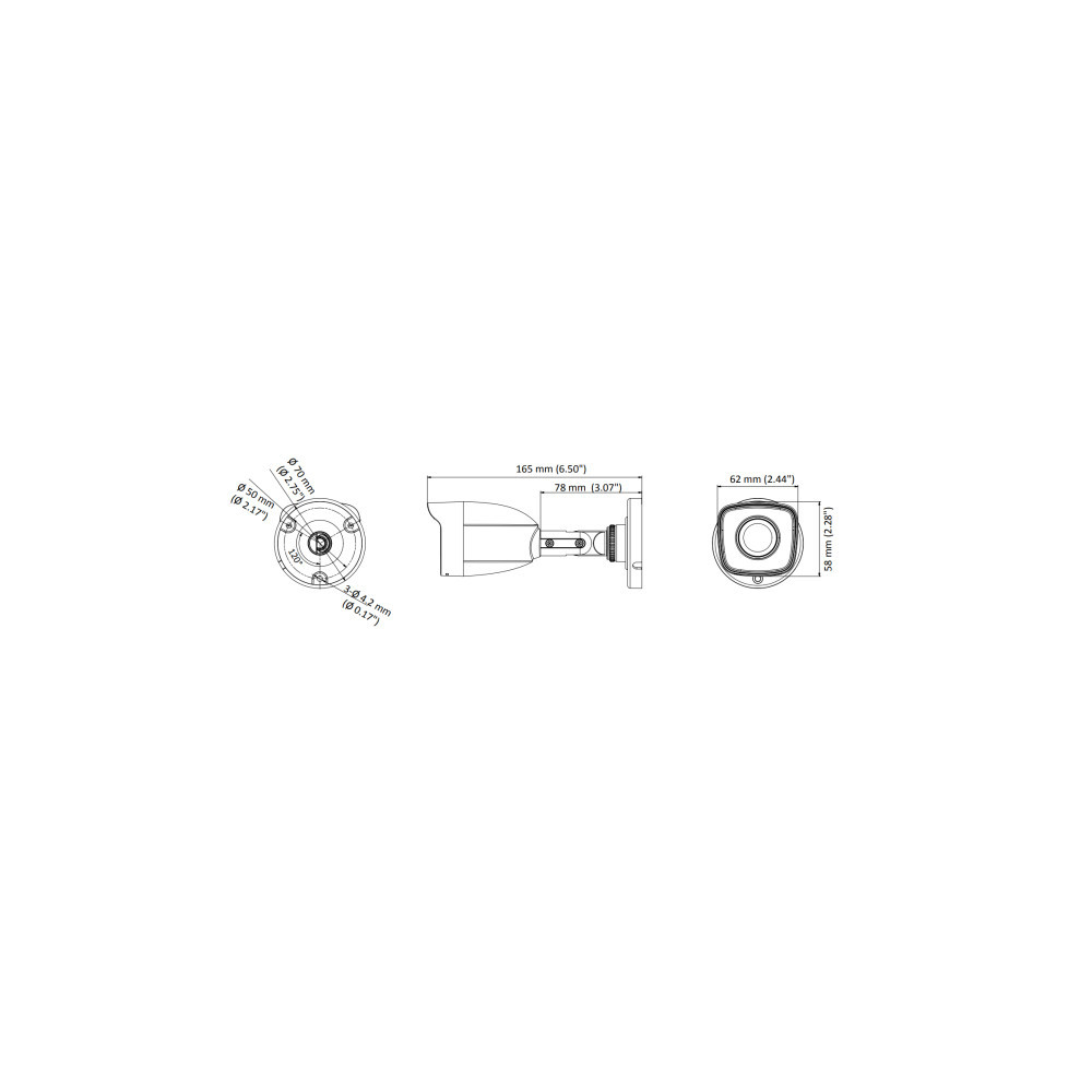 Kamera 4w1 Hilook by Hikvision tuba 5MP TVICAM-B5M 2.8mm