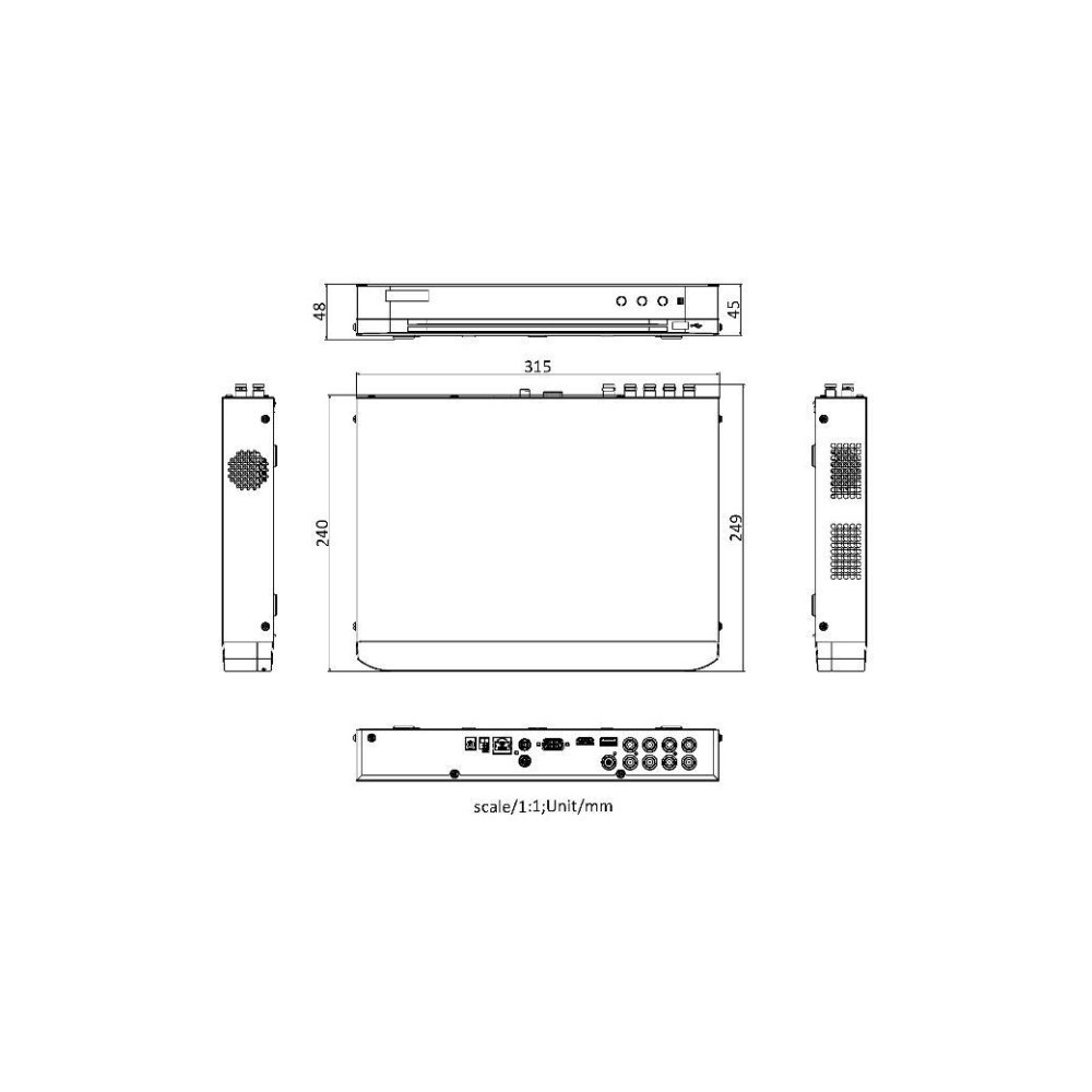 REJESTRATOR 5W1 HIKVISION iDS-7208HQHI-M1/XT(STD)/4A+8/4ALM