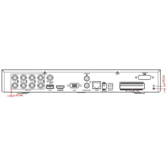 REJESTRATOR 5W1 HIKVISION iDS-7208HQHI-M1/XT(STD)/4A+8/4ALM