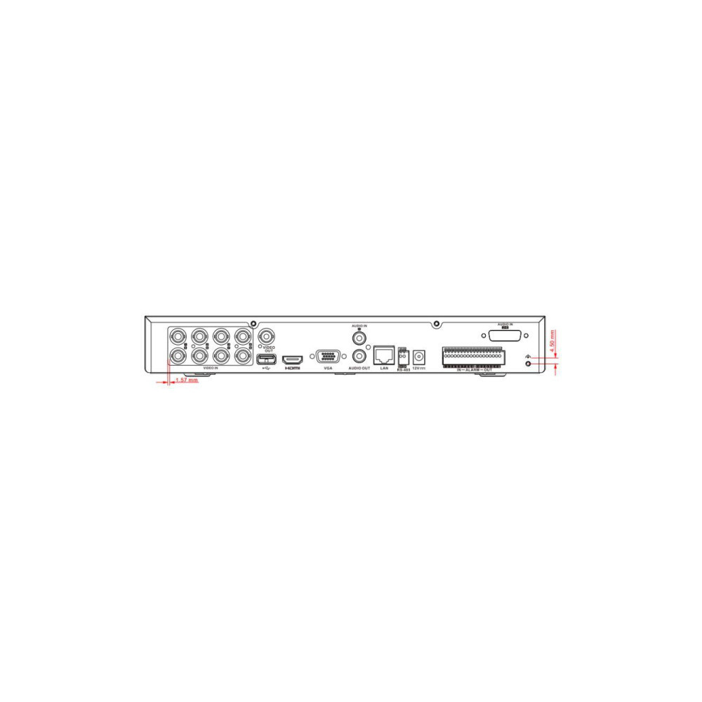 REJESTRATOR 5W1 HIKVISION iDS-7208HQHI-M1/XT(STD)/4A+8/4ALM