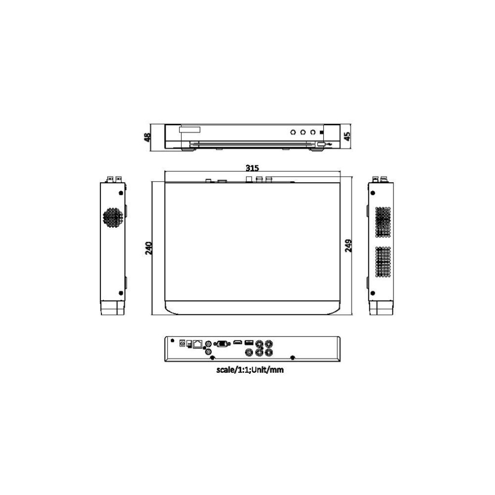 REJESTRATOR 5W1 HIKVISION iDS-7204HQHI-M1/XT(STD)/4A+4/1ALM