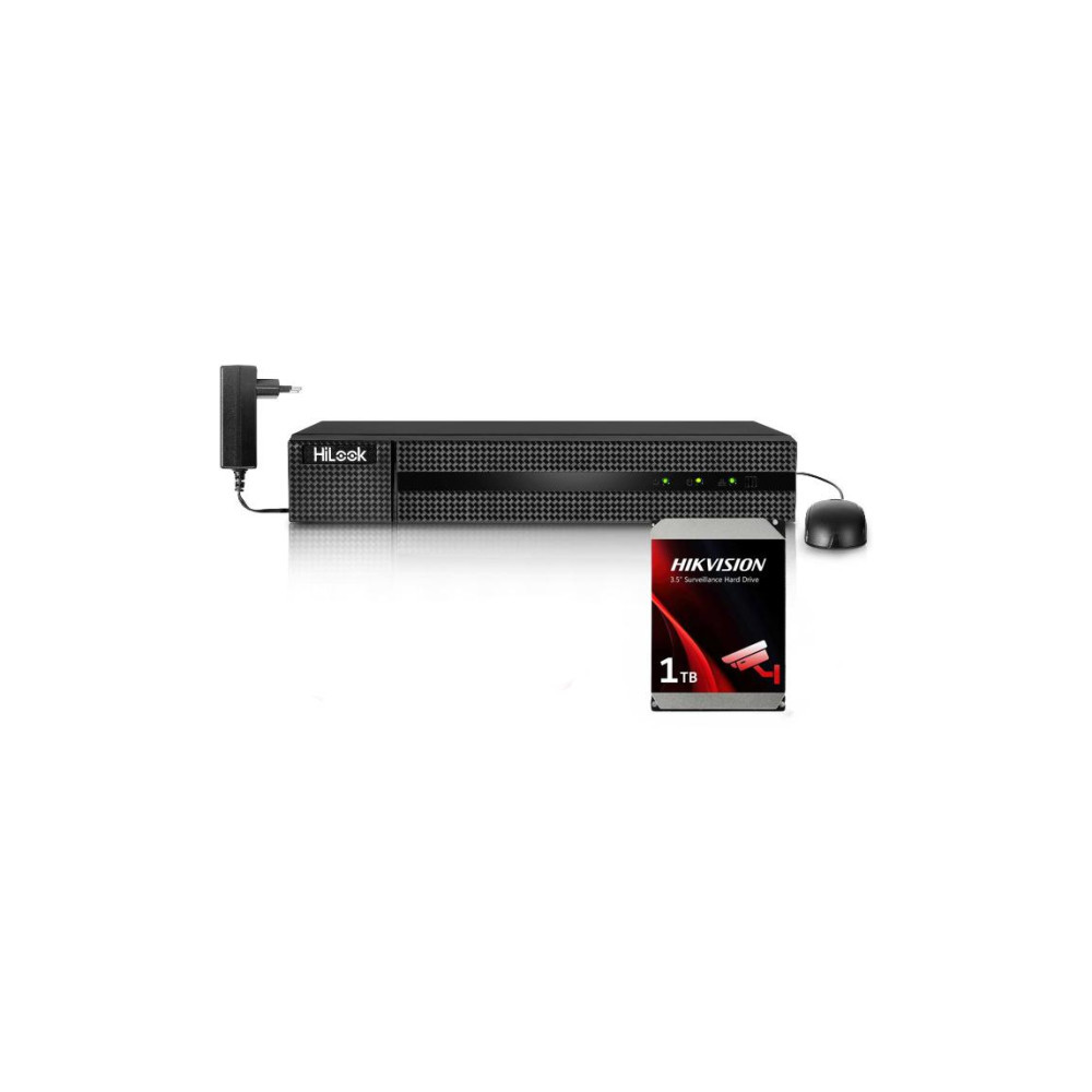 Rejestrator 5w1 Hilook 4 kanałowy 5MP DVR-4CH-5MP z dyskiem 1TB