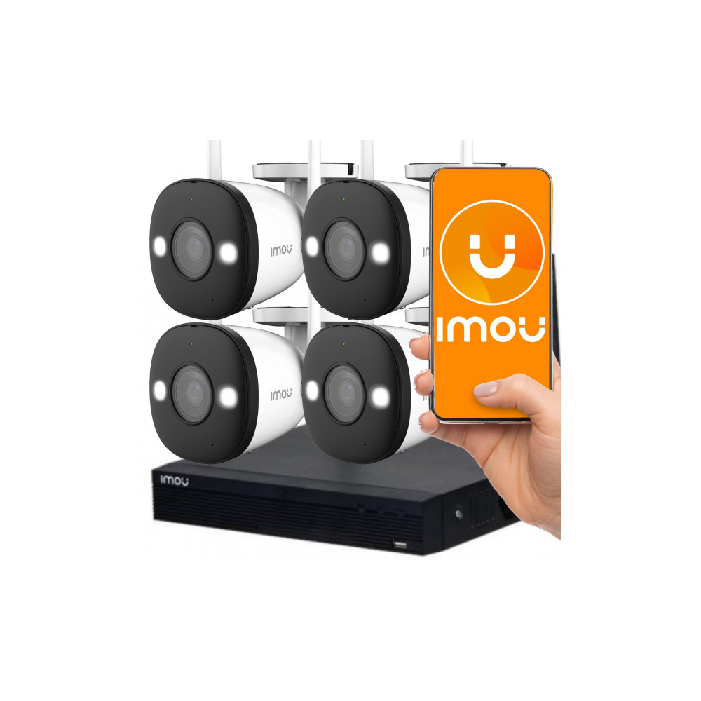 ZESTAW IMOU WI-FI KIT- Pro KIT/NVR1104HS-W-S2/4-F22FE