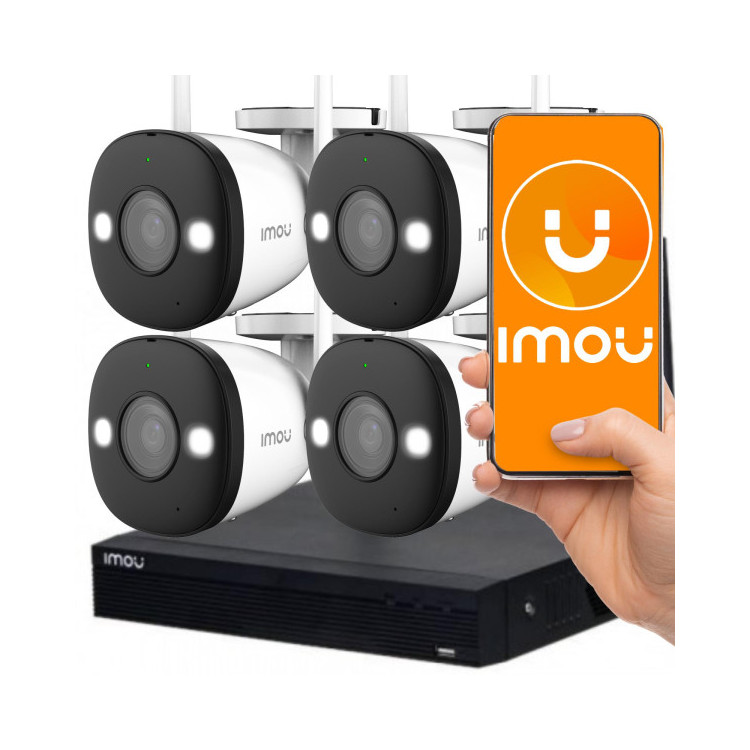 ZESTAW IMOU WI-FI KIT- Pro KIT/NVR1104HS-W-S2/4-F22FE